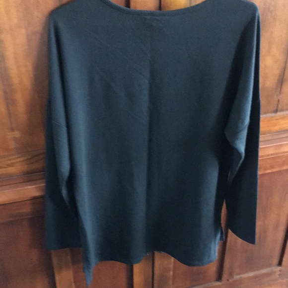 Brand New With Tags Christopher & Banks Black Shirt - Picture 5 of 6